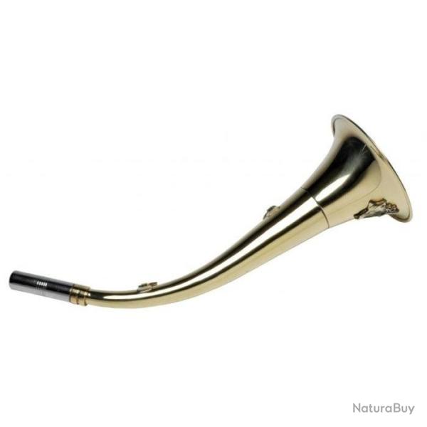 Corne d'appel Januel en Laiton � pavillon d�co sanglier - 40 cm