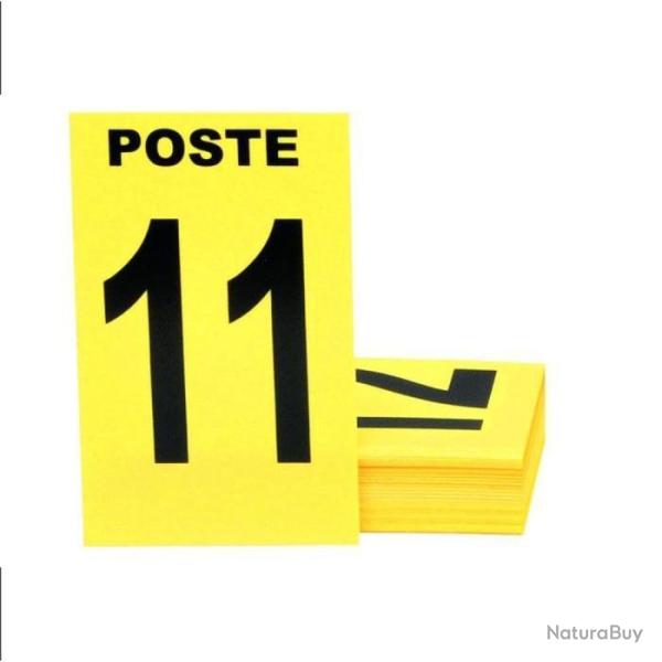 Jeu de 24 Cartes de poste Januel + 3 neutres - Jaune / Standard