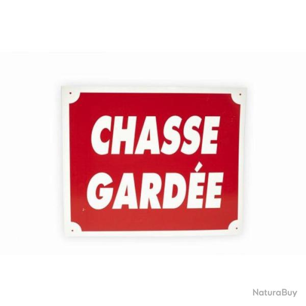Panneau de signalisation Januel Chasse gard�e - Alu