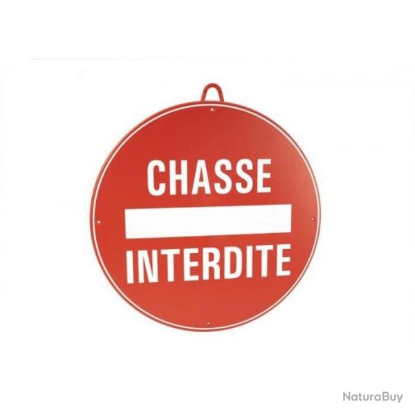 Panneau de signalisation Januel Chasse interdite Rouge - Rouge