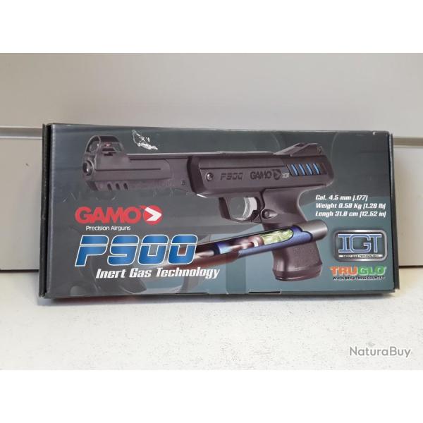 Pistolet a air comprime Gamo P-900 cal.4,5mm 2,55joules