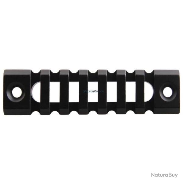 rail aluminium Picatinny 7 slots keymod