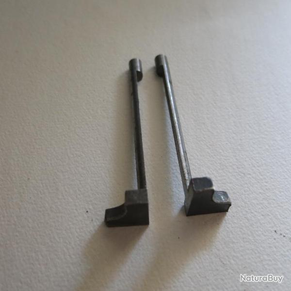 VENDU PAR CUIRASSIER11 PAIRE D'EJECTEURS  BRUT A AJUSTER JUXTAPOSES HAMMERLESS