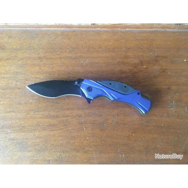 COUTEAU PLIANT AVEC BLOCAGE DE LAME   2021  (2025  N