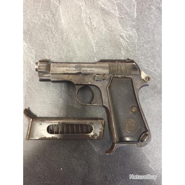 Tr�s rare Beretta 1937 XV cal 7,65 browning