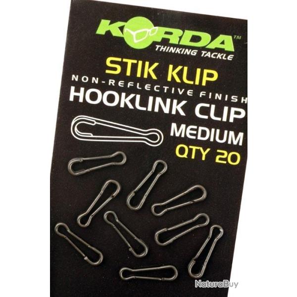 KORDA STIK KLIP MEDIUM 20 PIECES NPC