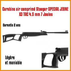 Carabine air comprim&eacute; Stoeger SPECIAL JEUNE X3 TAC 4.5 mm 7 jOULES