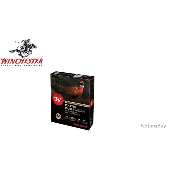 10 Cartouches WINCHESTER Extra Duo Faisan 36gr cal 12/70