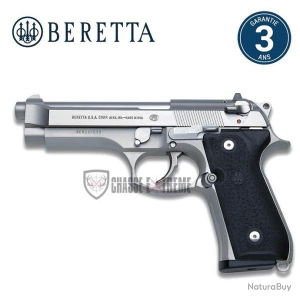 Pistolet BERETTA 92Fs Inox Cal 9mm Para