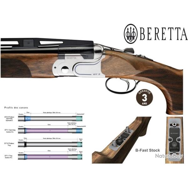 Fusil BERETTA Dt11 Acs B-Fast Cal 12 76cm