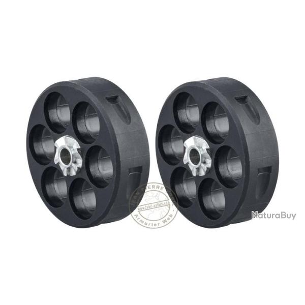 Walther T4E - Lot de 2 barillets pour revolver TR / HDR 50 - Cal .50