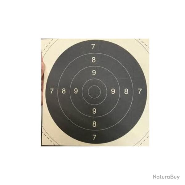 Cibles de tir Januel - Par 100 - 21 x 21 cm ( visuel du 53x53 )