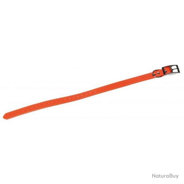 Collier souple Januel Pu et polyester Fluo Orange - Orange