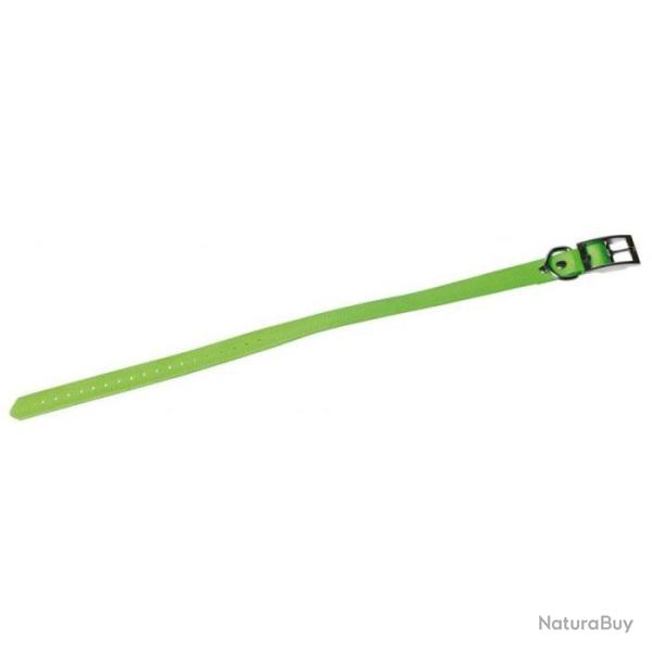 Collier souple Januel Pu et polyester Fluo Orange - Vert