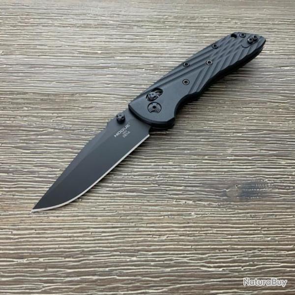 HO24276 Couteau Hogue Deka ABLE Lock Black Lame Acier CPM-20CV Manche G10 Made USA Clip HO24276