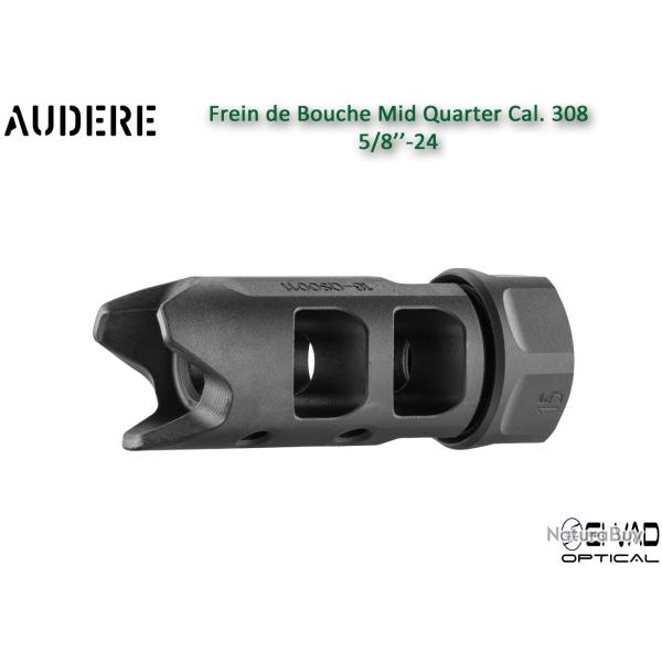Frein de bouche AUDERE Mid Quarter noir Cal.308 - 5/8x24