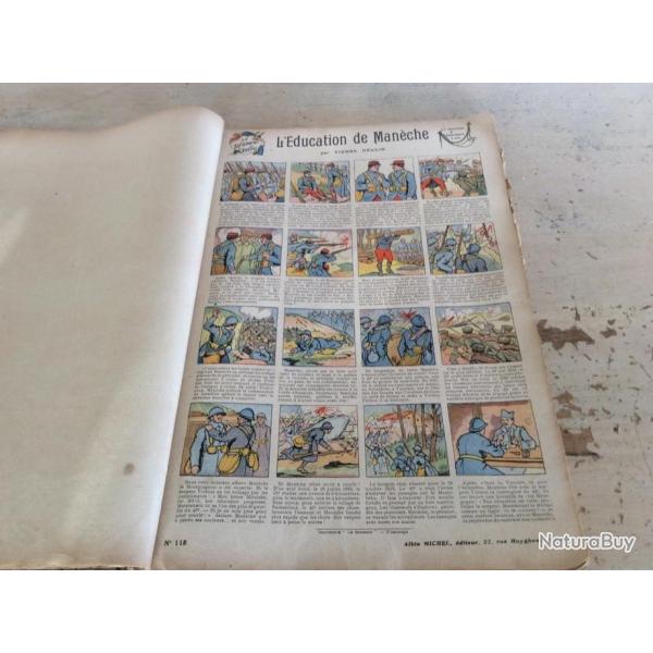 exceptionnel -  50 planches BD rgimentaires WW1 - Le rgiment de papa - P. HELLIN - 1919