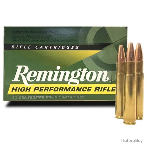 Munitions REMINGTON calibre 35 Whelen PSP 250gr - 16.2g x20