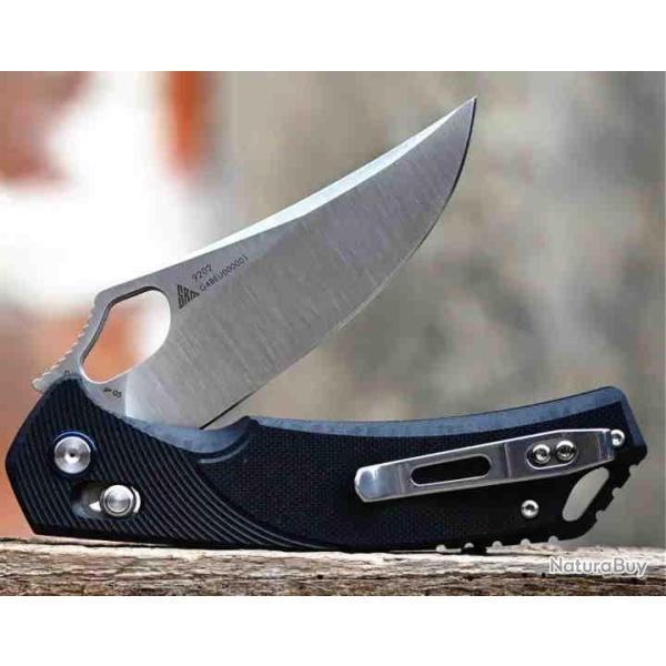 Couteau SRM Knives 9202 Ambi Lock Lame D2 Manche G10 Clip SRM9202