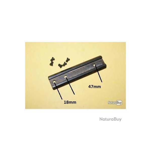 embase ACIER adaptateur 11/21mm BRNO + vis - VENDU PAR JEPERCUTE (s3587)