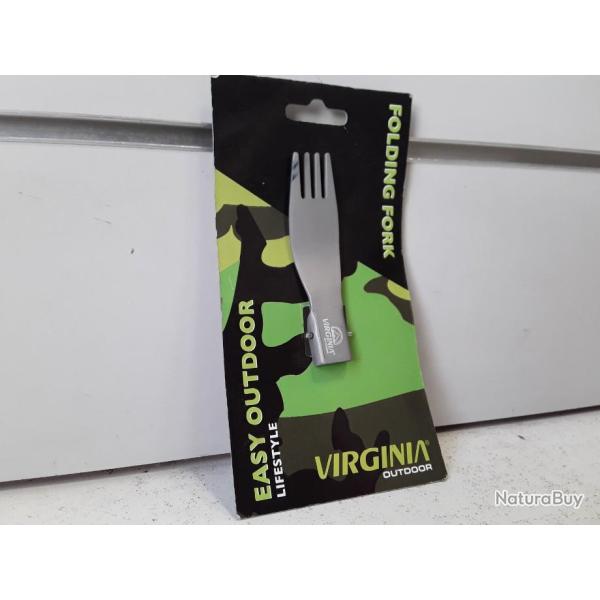 6439 FOURCHETTE DE CAMPING PLIABLE ALUMINIUM NEUF