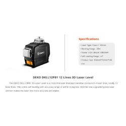 Niveau Laser Rotatif 360 Auto Nivelant 3D 12 Lignes-DKLL12PB1 SET1 20260729082505