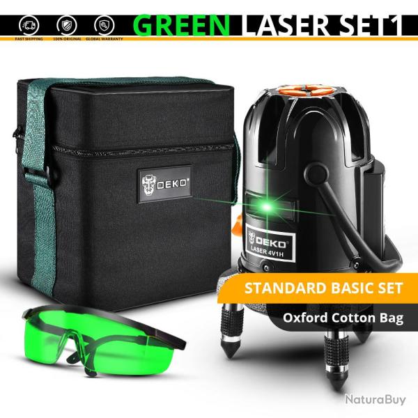 Niveau Laser Rotatif 360 Auto Nivelant 6 Points-GREEN LASER SET1 20260729082506