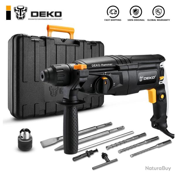 Perforateur SDS + Pro 900W en Coffret, Modele: GJ181