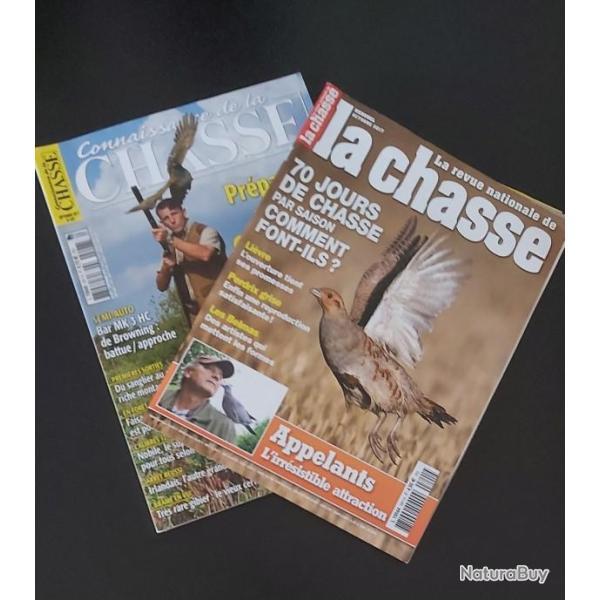 Lot de 2 revues chasse