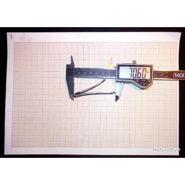 Ressort de pistolet � balancelle ou chainette  percussion  de Silex ou autres  n�84 L.84.70.60