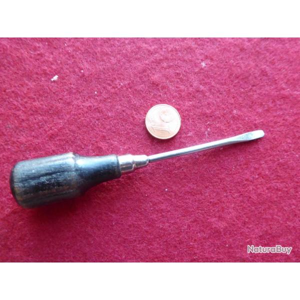 Tournevis d'horloger manche buis panne de 3 mm  GERMANY