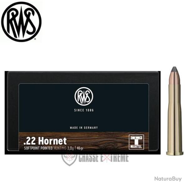 20 Munitions RWS Cal 22 Hornet 46Gr TMS