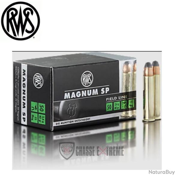 50 Munitions RWS Cal 22 Magnum 40gr SP