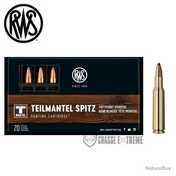 20 Munitions RWS Cal 222 Rem 50gr TMS
