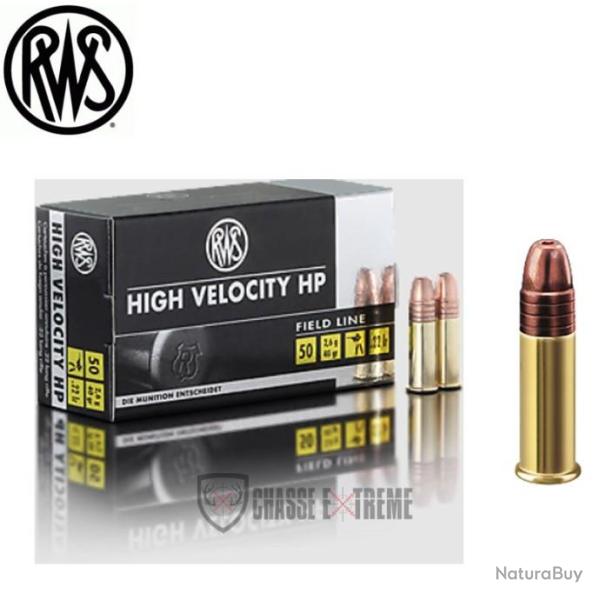 50 Munitions RWS High Velocity Cal 22 Lr 40gr HP