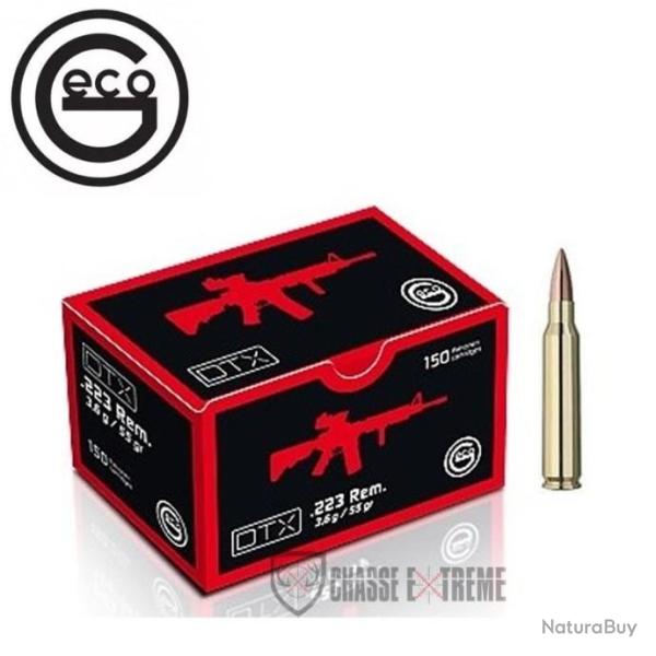 150 Munitions GECO Cal 223 Rem 55Gr Fmj Dtx