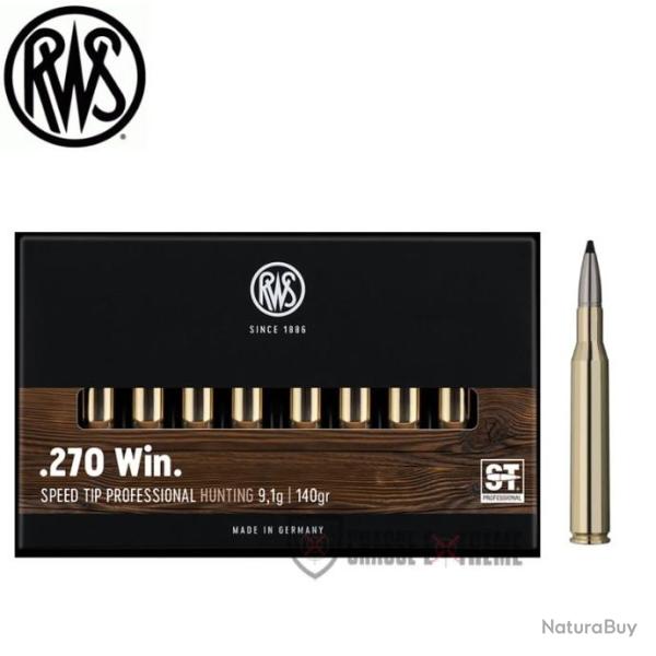 20 Munitions RWS Cal 270 Win 140gr Speed Tip Pro