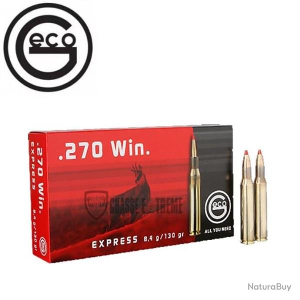 20 Munitions GECO Cal 270 Win 130Gr Express
