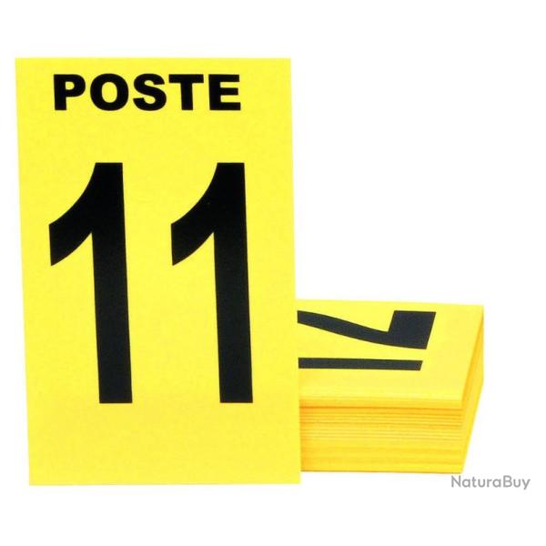 Jeu de 24 cartes de poste Jaunes+ 3 cartes neutres - Sous blister