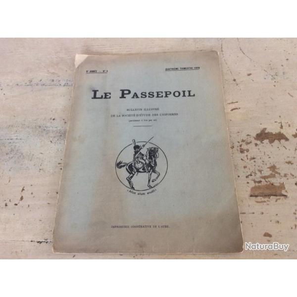 Le Passepoil - 4�me trimestre 1929 - �dition originale
