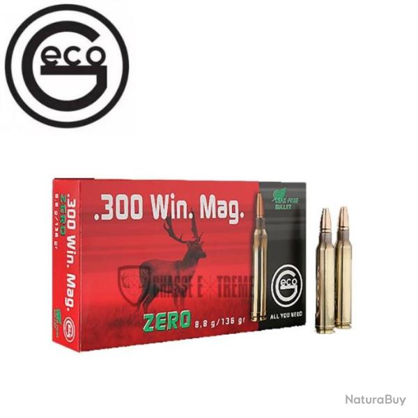 20 Munitions GECO Cal 300 Win Mag 136Gr Zero
