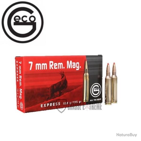 20 Munitions GECO Cal 7mm REM 155Gr Express