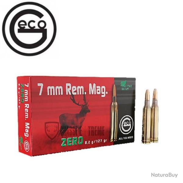 20 Munitions GECO Cal 7mm Rem Mag 127Gr Zero