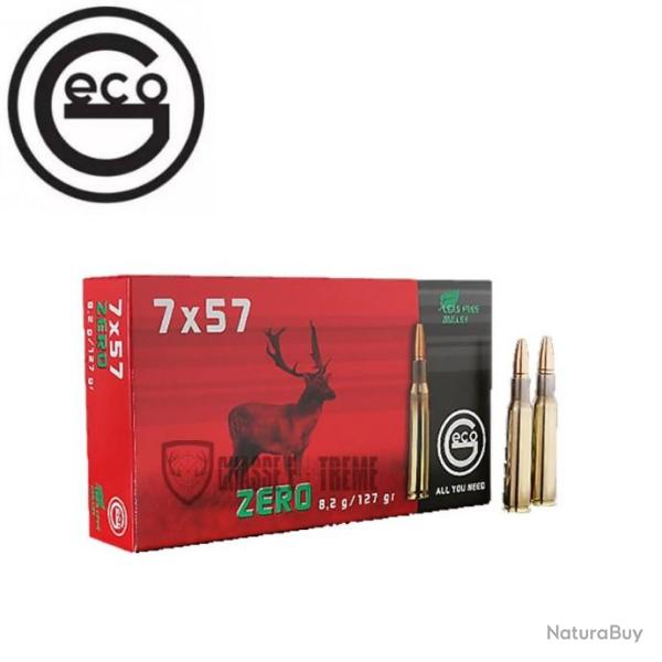 20 Munitions GECO Cal 7x57 127gr Zero