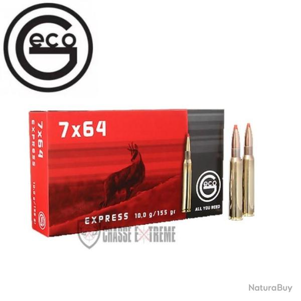 20 Munitions GECO Cal 7X64 155Gr Express