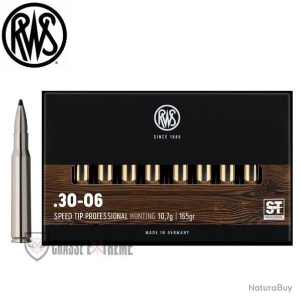 20 Munitions RWS Cal 30-06 Sprg 165gr Speed Tip Pro
