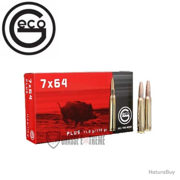 20 Munitions GECO Cal 7X64 170Gr Plus