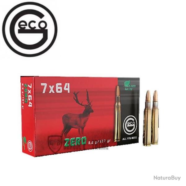 20 Munitions GECO Cal 7X64 127gr Zero