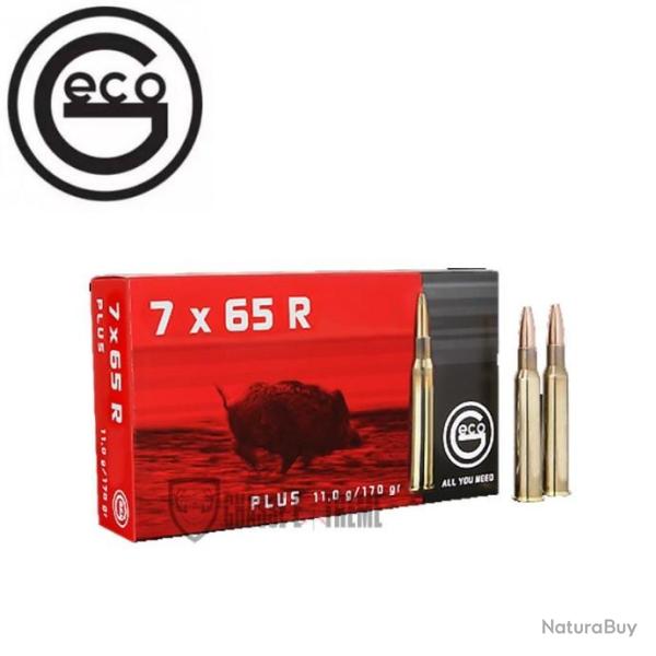 20 Munitions GECO Cal 7x65R 170Gr Plus
