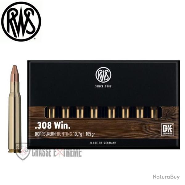 20 Munitions RWS Cal 308 Win 165Gr DK